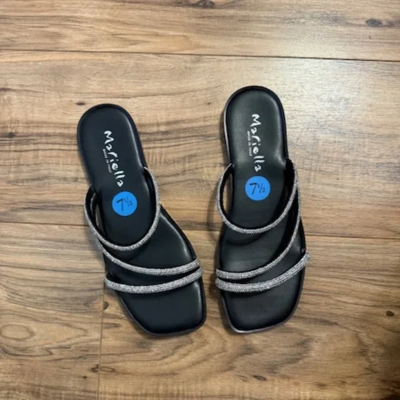 Gorgeous Mariella Italian Made Sparkle sandals - Brand New G - Picture 2 of 4